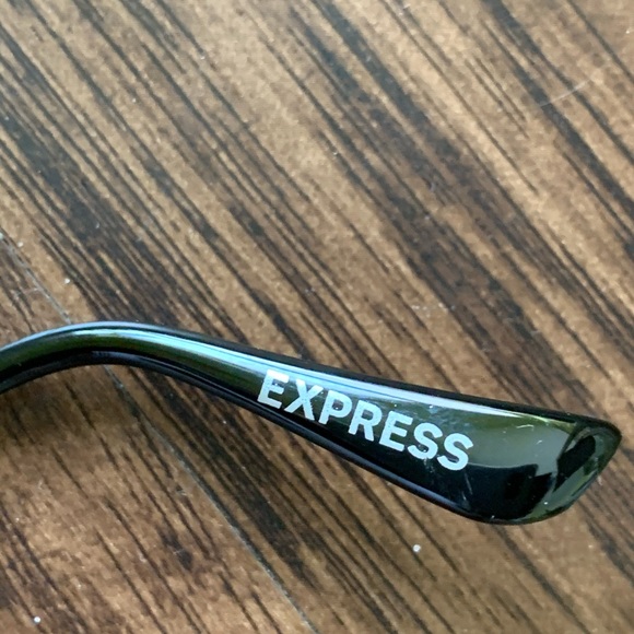 Express square metal frame sunglasses